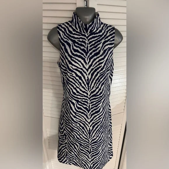 J. McLaughlin | Dresses | J Maclaughlin Zebra Print Blue And White Small Dress | Poshmark J. McLaughlin | Dresses | J Maclaughlin Zebra Print Blue And White Small Dress | Poshmark